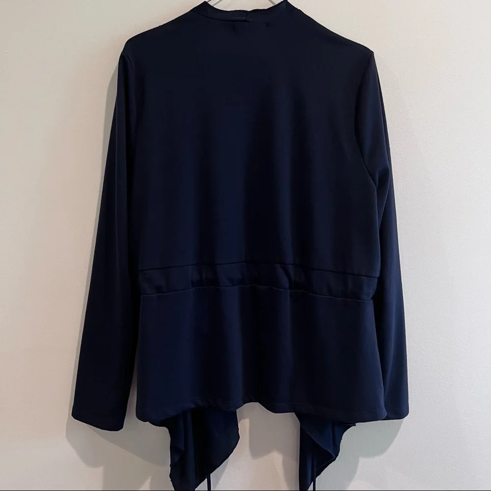 pebble and‎ stone open drape lightweight cardigan